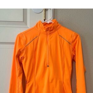Athleta Vibrant Orange Athletic Top